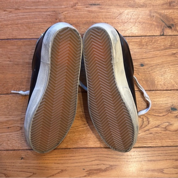 Golden Goose Black and Silver Sneakers - Picture 5 of 6